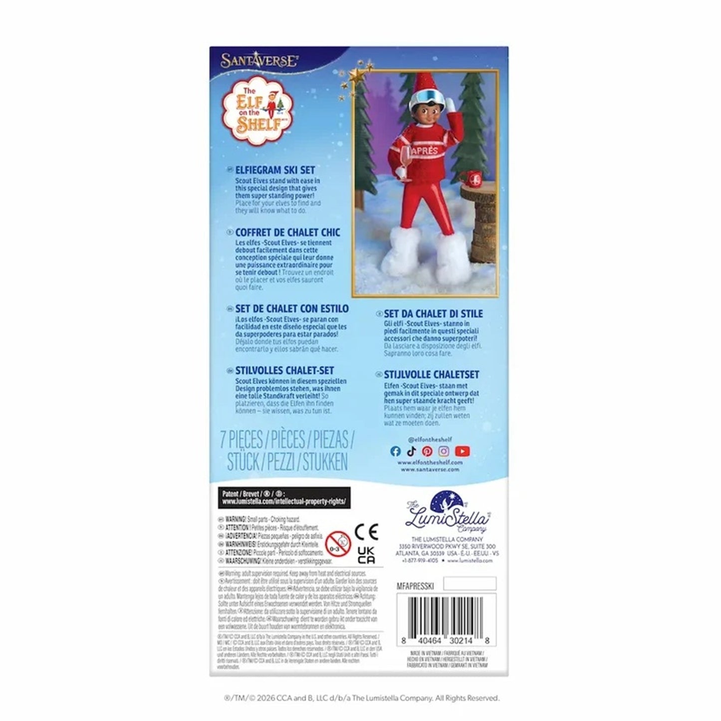 The Elf on the Shelf ElfieGram Ski Set for the Scout Elf® MagiFreez