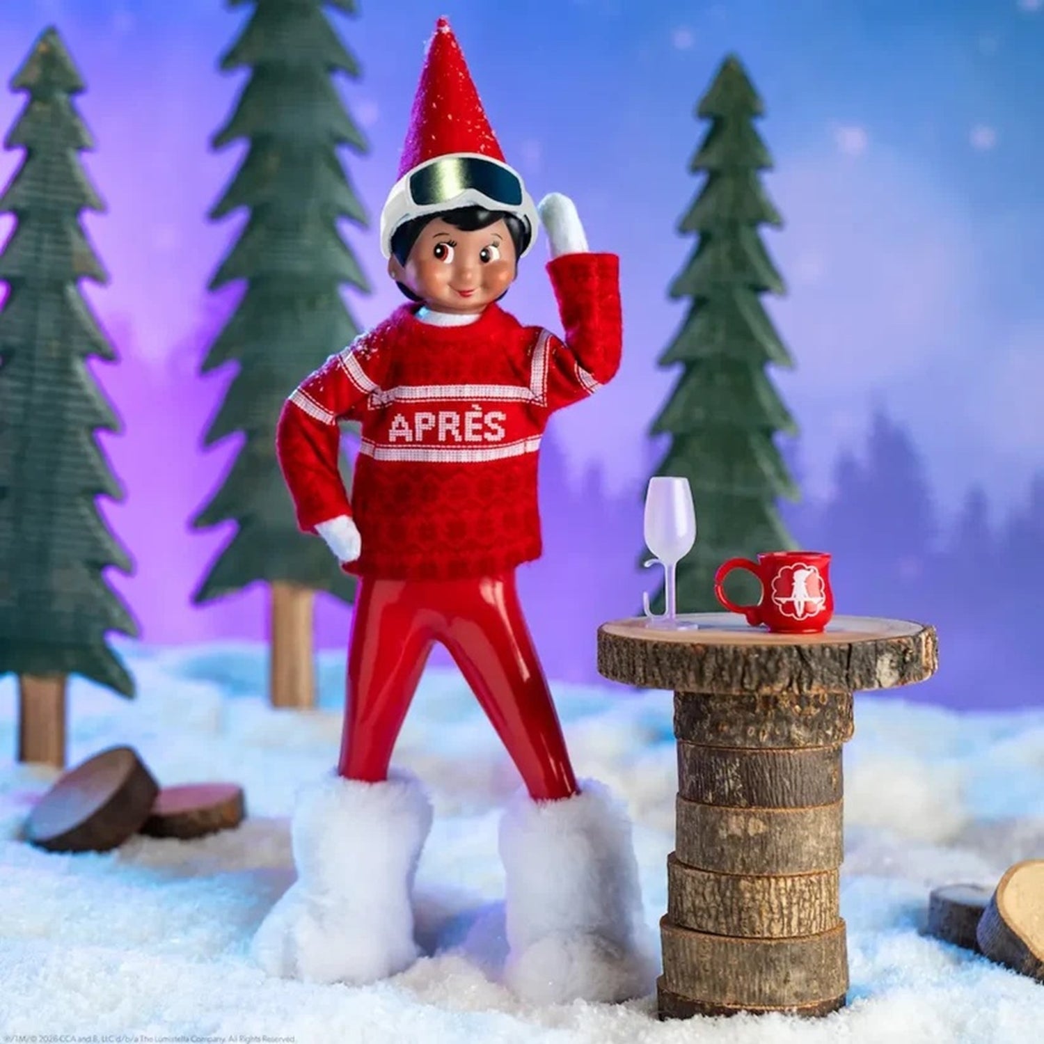 The Elf on the Shelf ElfieGram Ski Set for the Scout Elf® MagiFreez