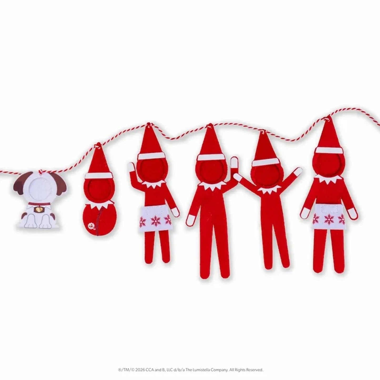 The Elf on the Shelf Elfie Selfies: Ornament Frames for Elf Idea Fun Polar Props®