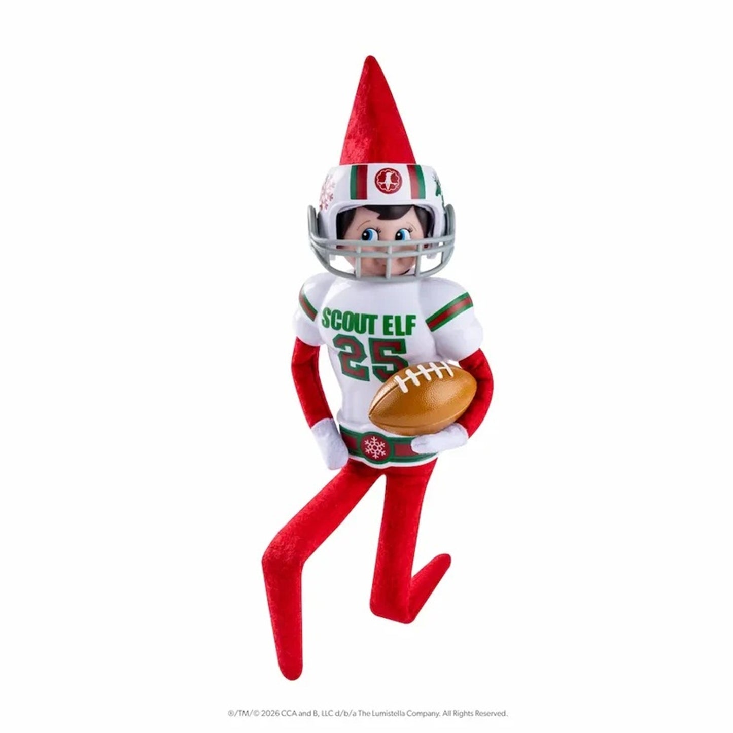 The Elf on the Shelf Jolly Jersey Custom Football Kit | Claus Couture Collection®