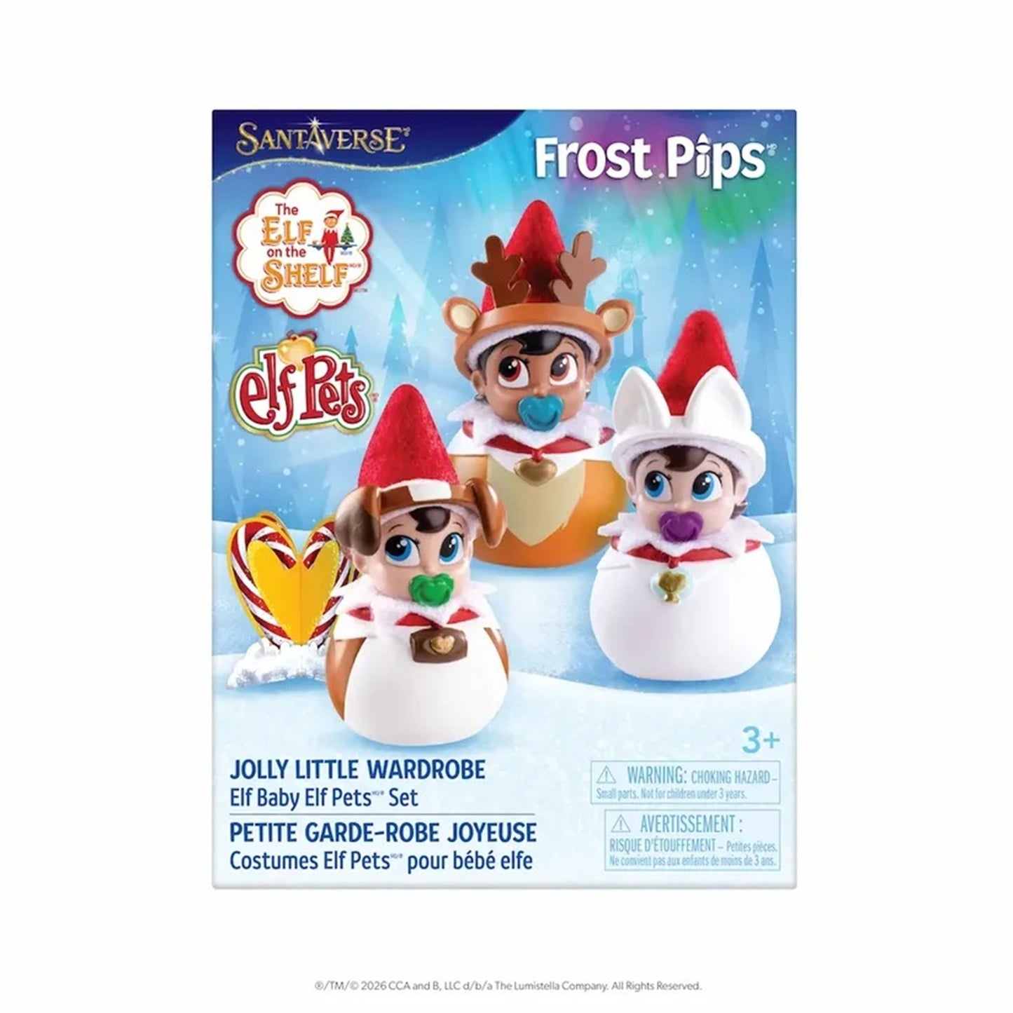 The Elf on the Shelf Jolly Little Wardrobe: Elf Baby Costume Set | Frost Pips®