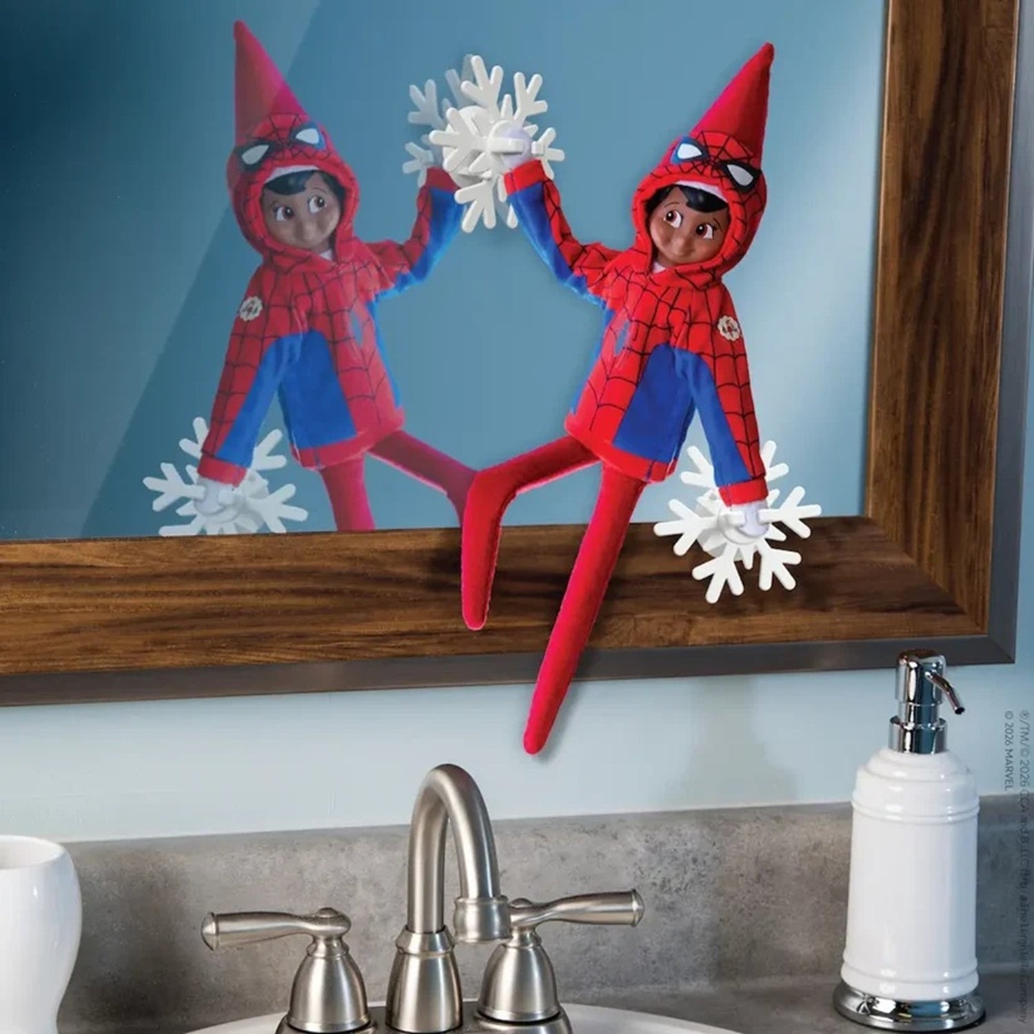 The Elf on the Shelf Marvel Spider-Man Web Hero Elf Hoodie Set | Claus Couture Collection®