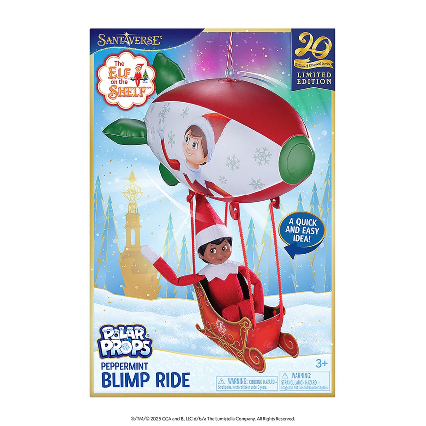 The Elf on the Shelf Polar Props Peppermint Blimp Ride