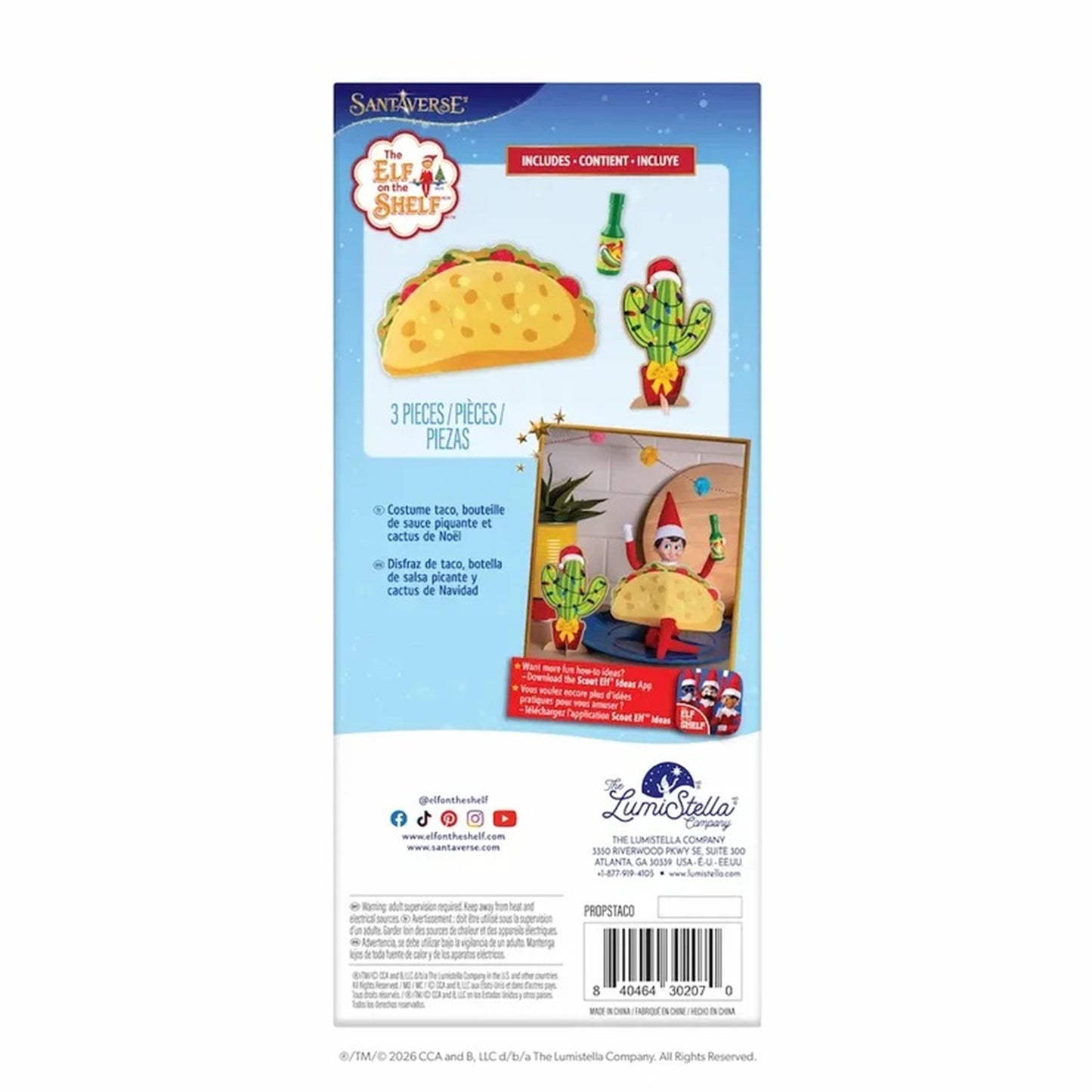 The Elf on the Shelf Taco Tuesday Dress-Up Set for the Scout Elf® | Polar Props®