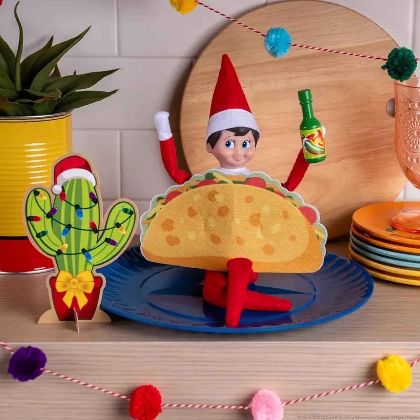 The Elf on the Shelf Taco Tuesday Dress-Up Set for the Scout Elf® | Polar Props®