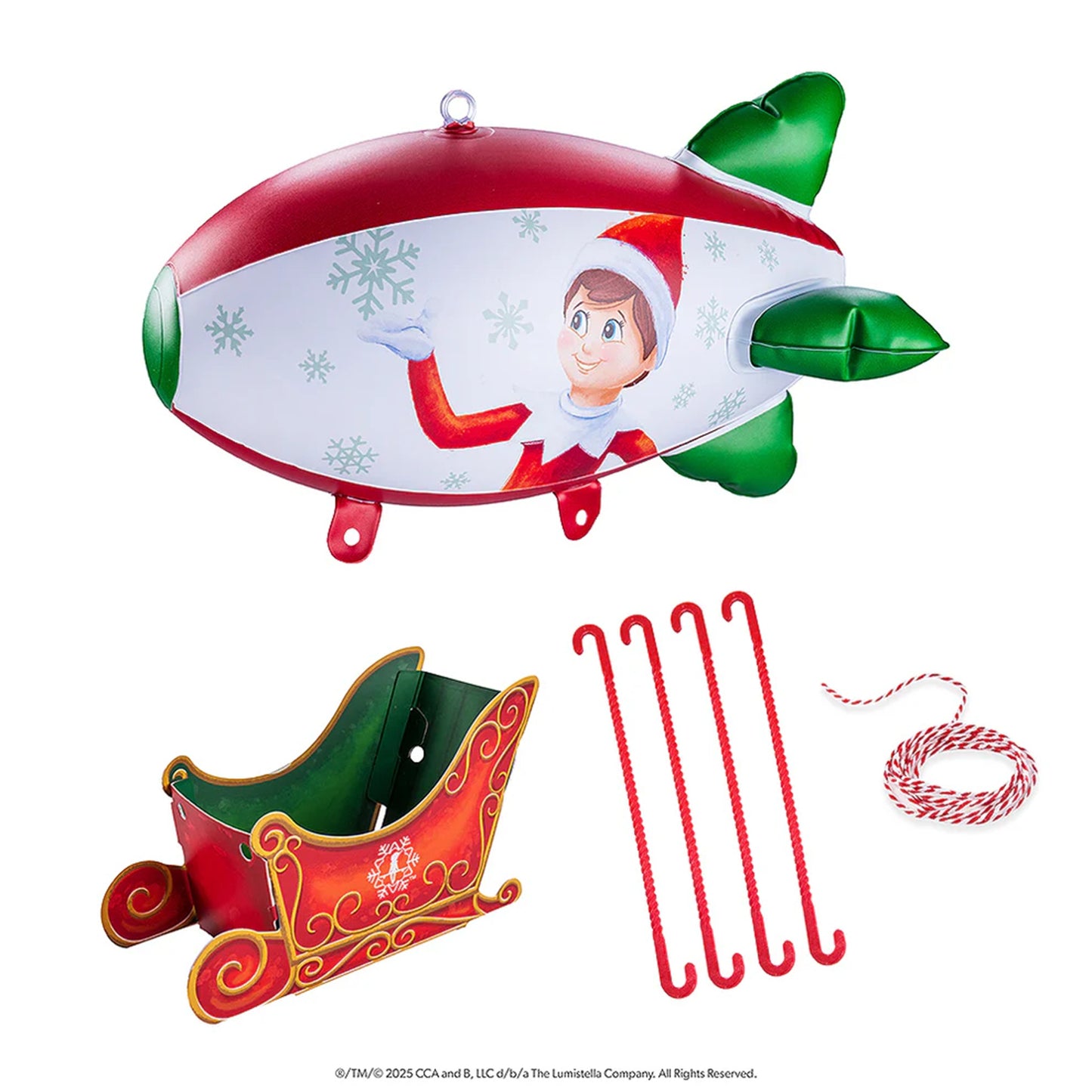 The Elf on the Shelf Polar Props Peppermint Blimp Ride