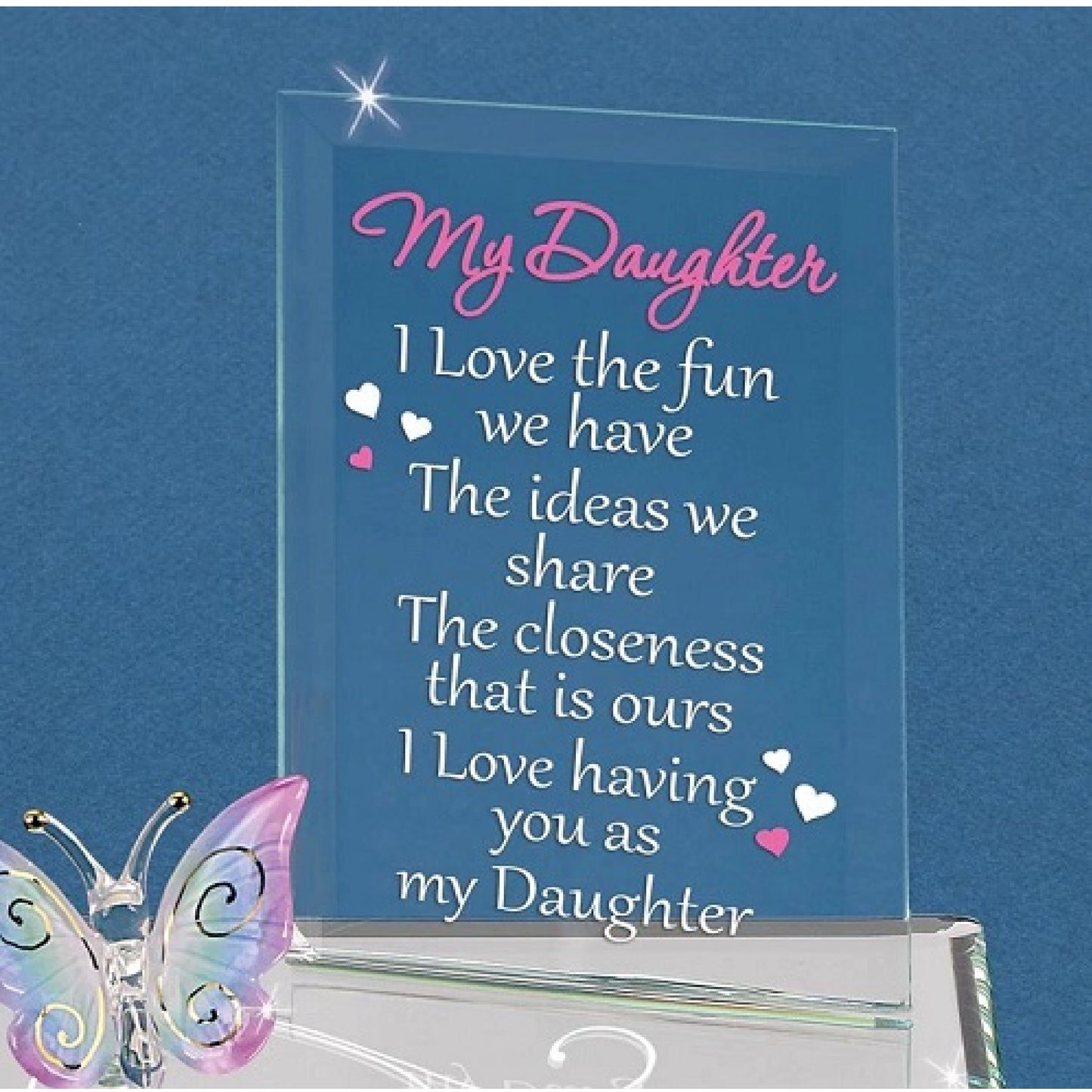 Glass Baron "My Daughter" Plaque