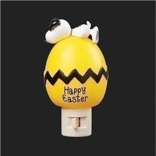Roman 3.5" H Snoopy Easter Egg Night
