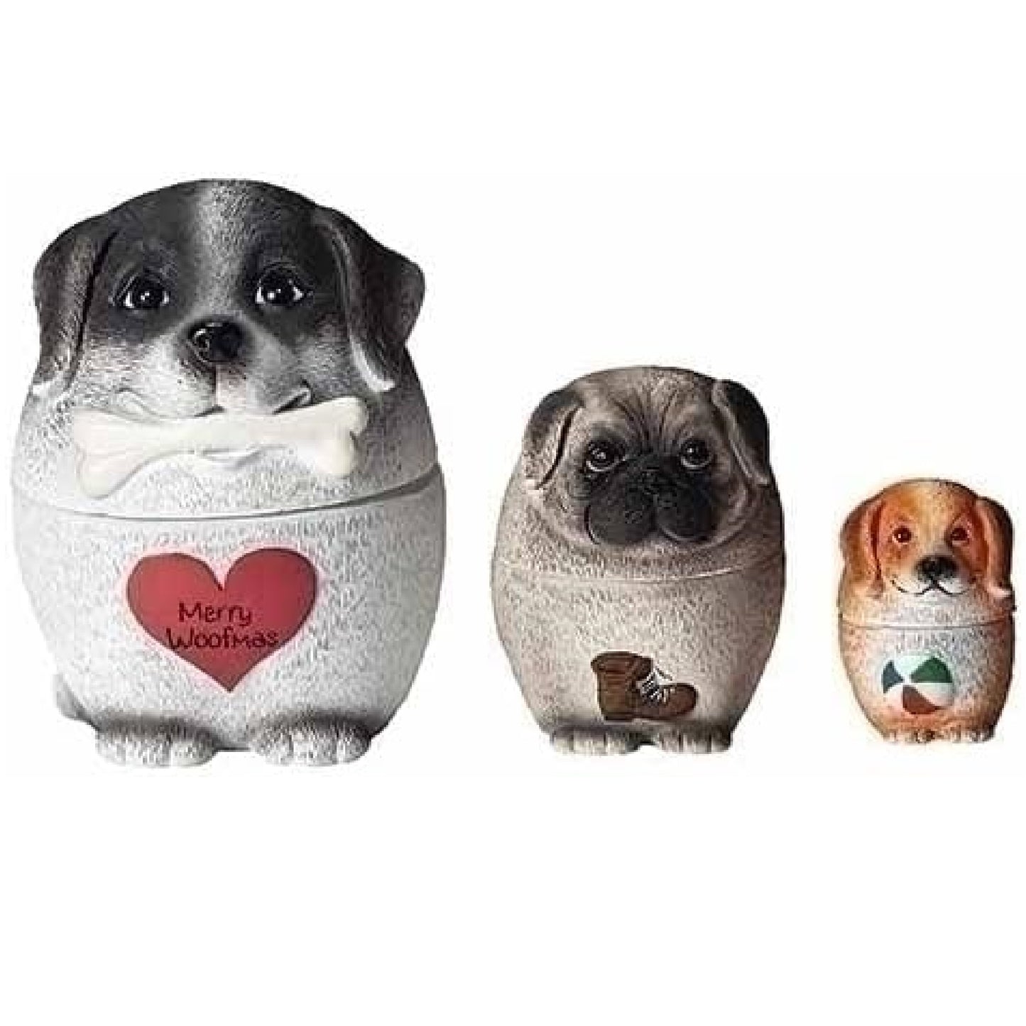 Roman Nesting Dog Box Set of 3