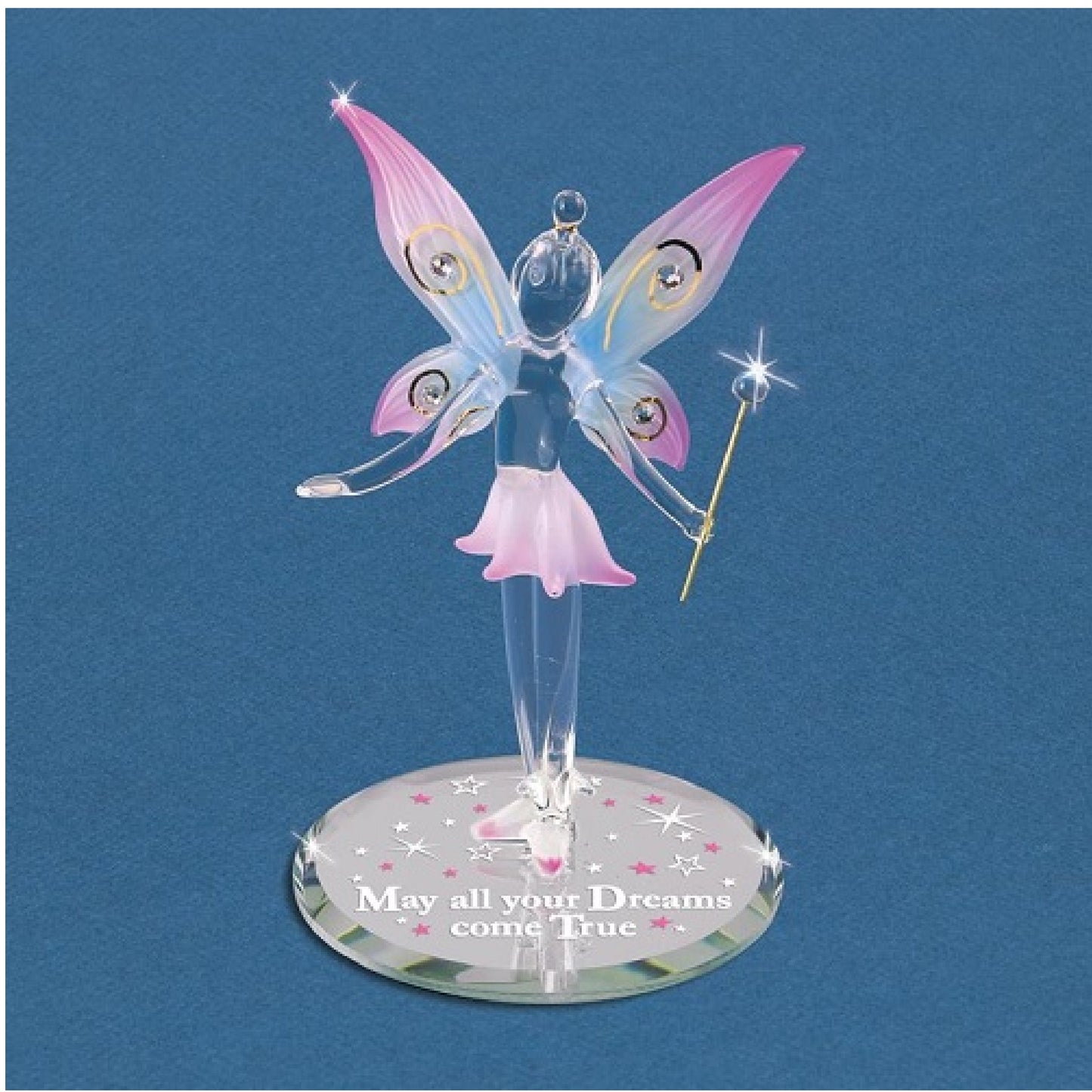 Glass Baron "May All Your Dreams" Fairy Figurine