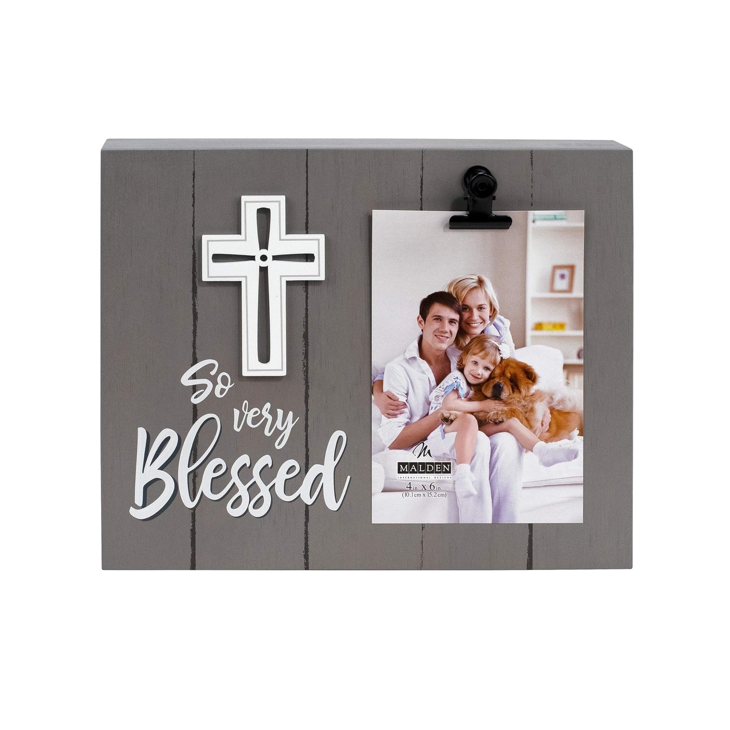Malden "So very Blessed" Clip Photo Frame
