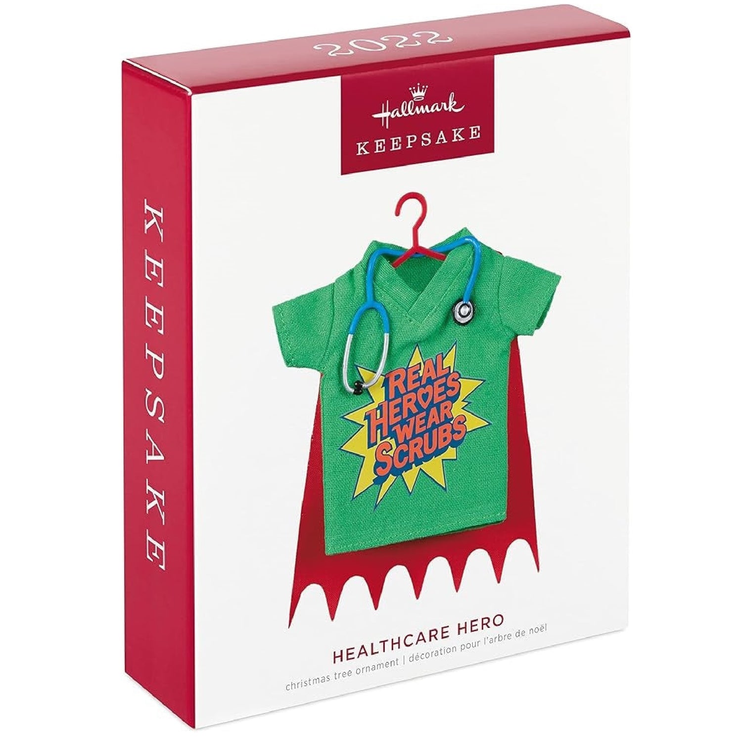 Hallmark Keepsake Christmas Ornament 2022, Healthcare Hero Scrubs