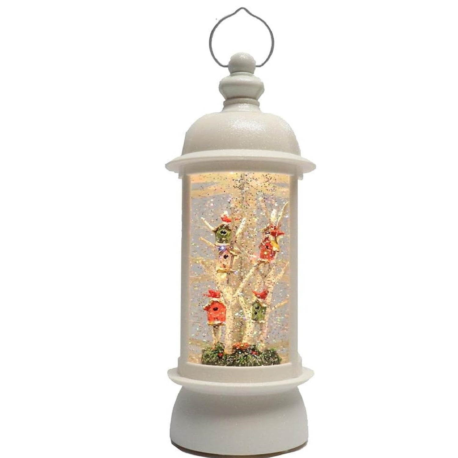 Roman LED Swirl Bird Houses Lantern