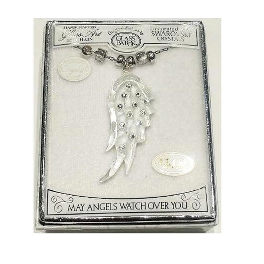 Glass Baron Angel's Wing 18" Pendant Necklace Jewelry