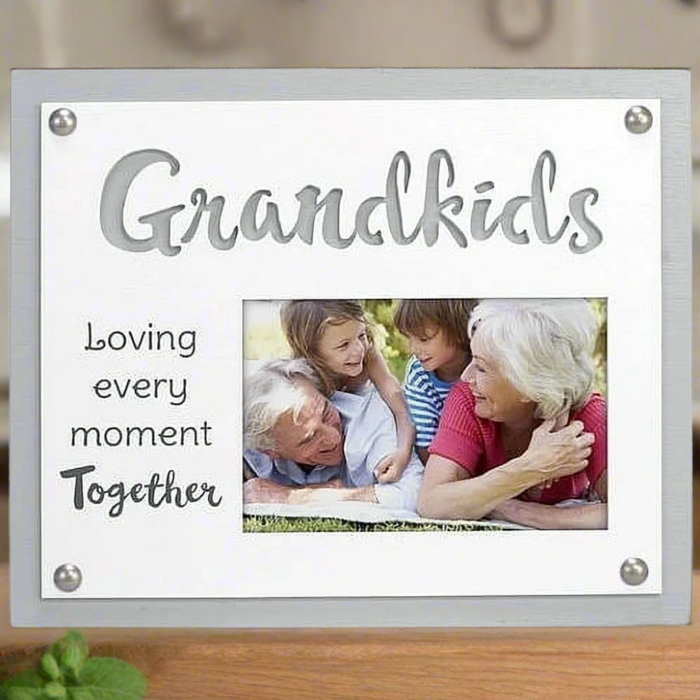 Malden Grandkids Photo Frame Grey