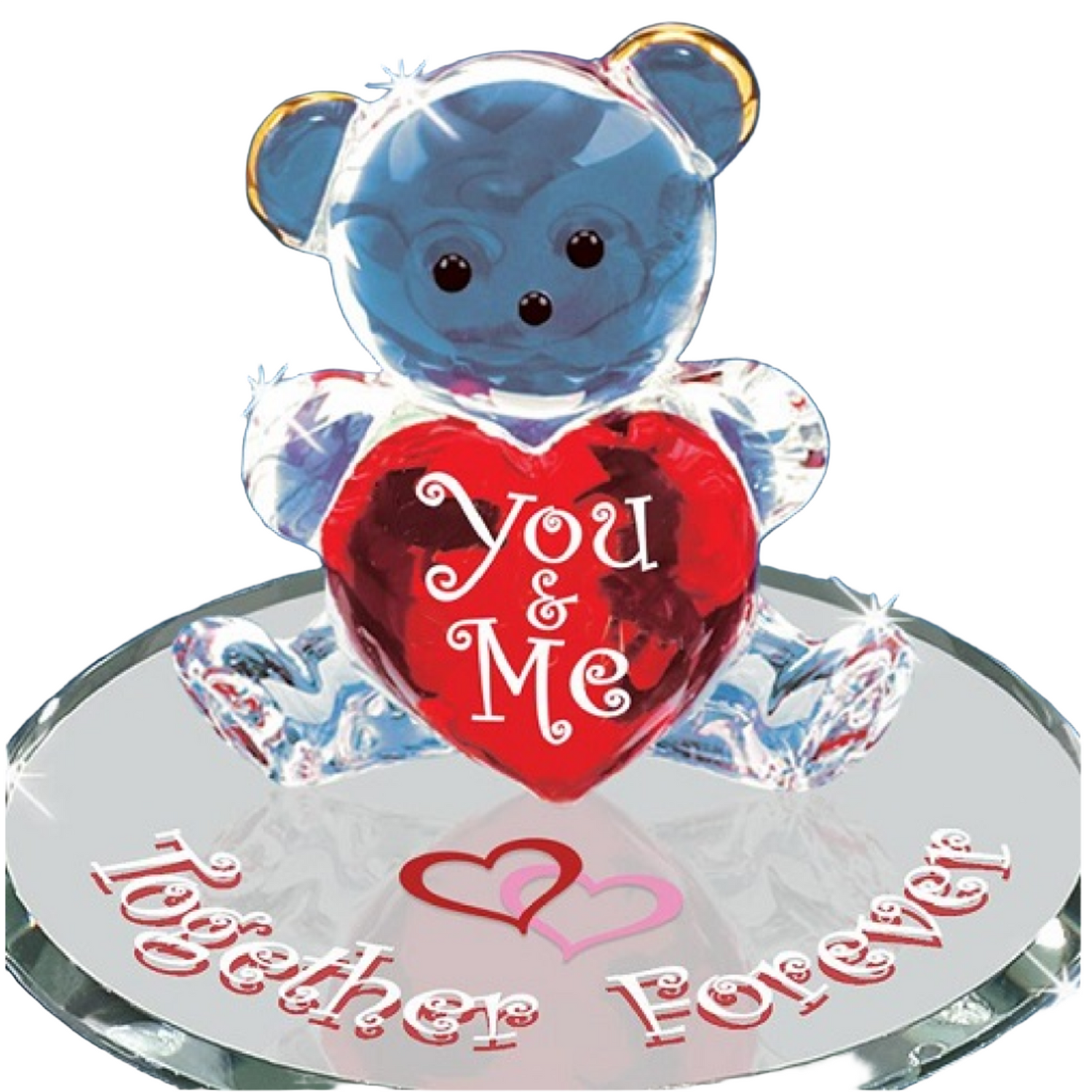 Glass Baron Bear "You and Me" Figure