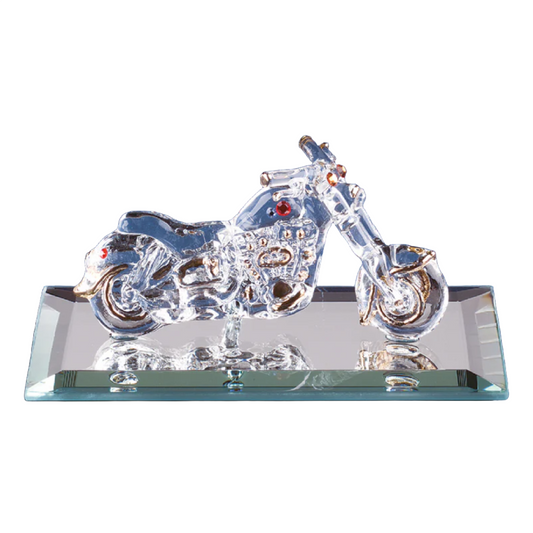 Glass Baron Motorcycle Figure