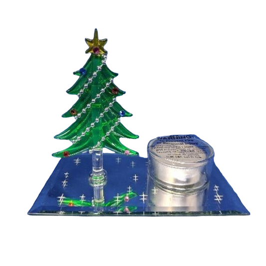 Glass Baron Tealight, Christmas Tree