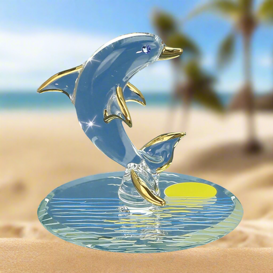 Glass Baron Sunset Dolphin