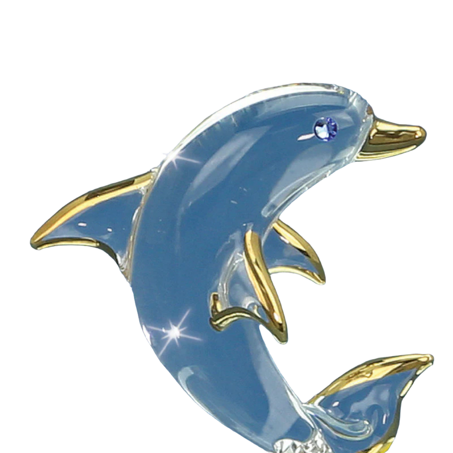 Glass Baron Sunset Dolphin Figure