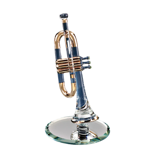 Glass Baron Trumpet Figurine