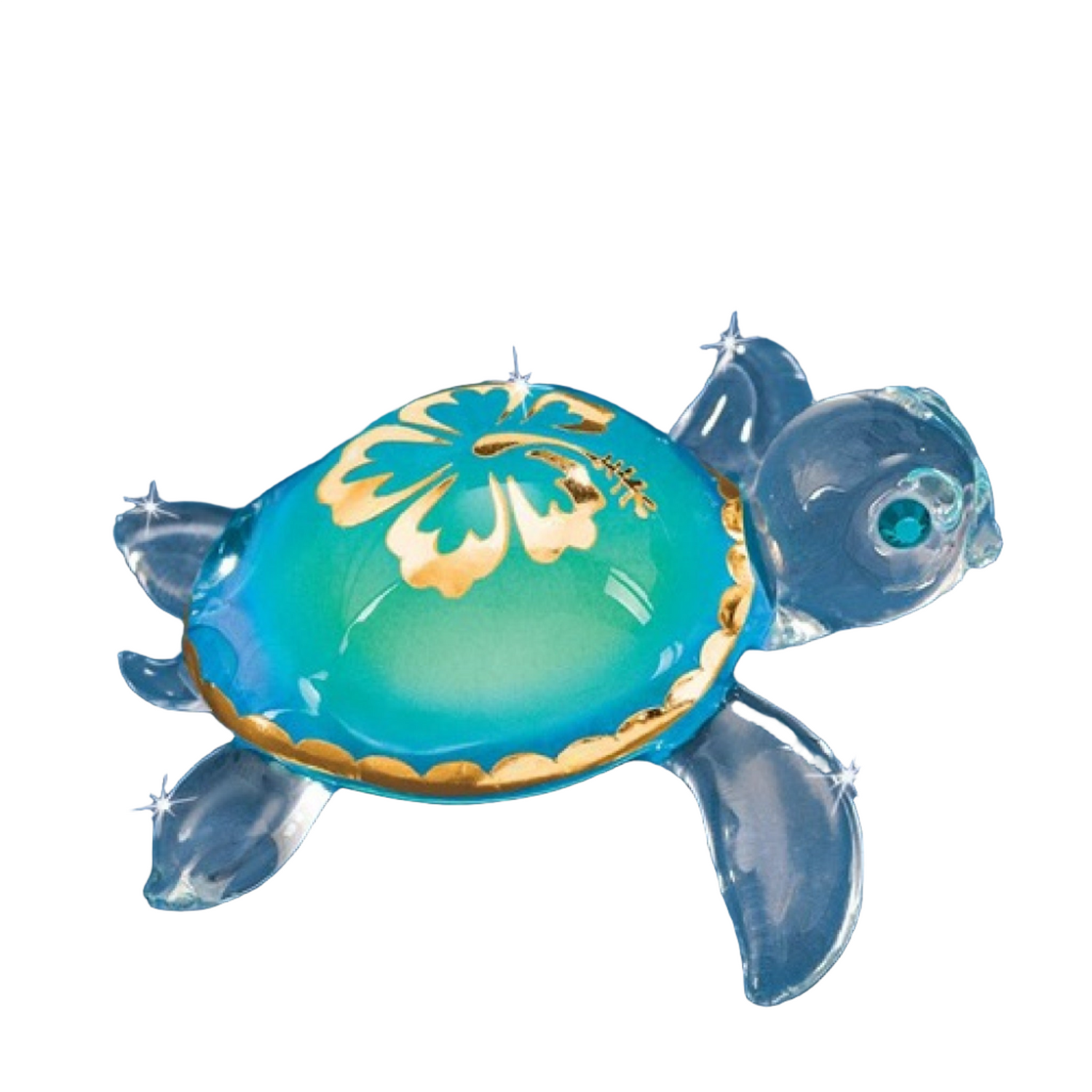 Glass Baron Sea Turtle "Aloha" Figure