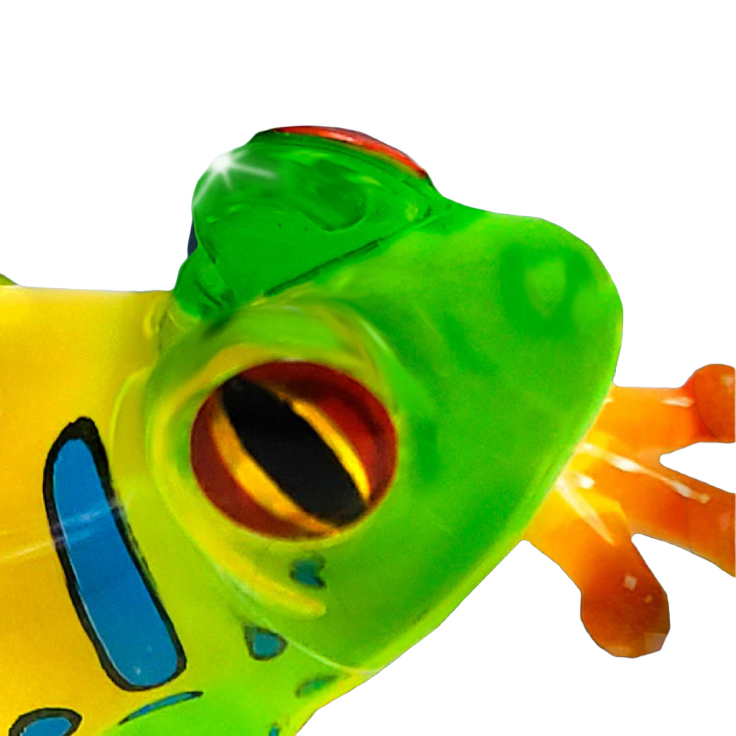 Glass Baron Spotted Frog Figure