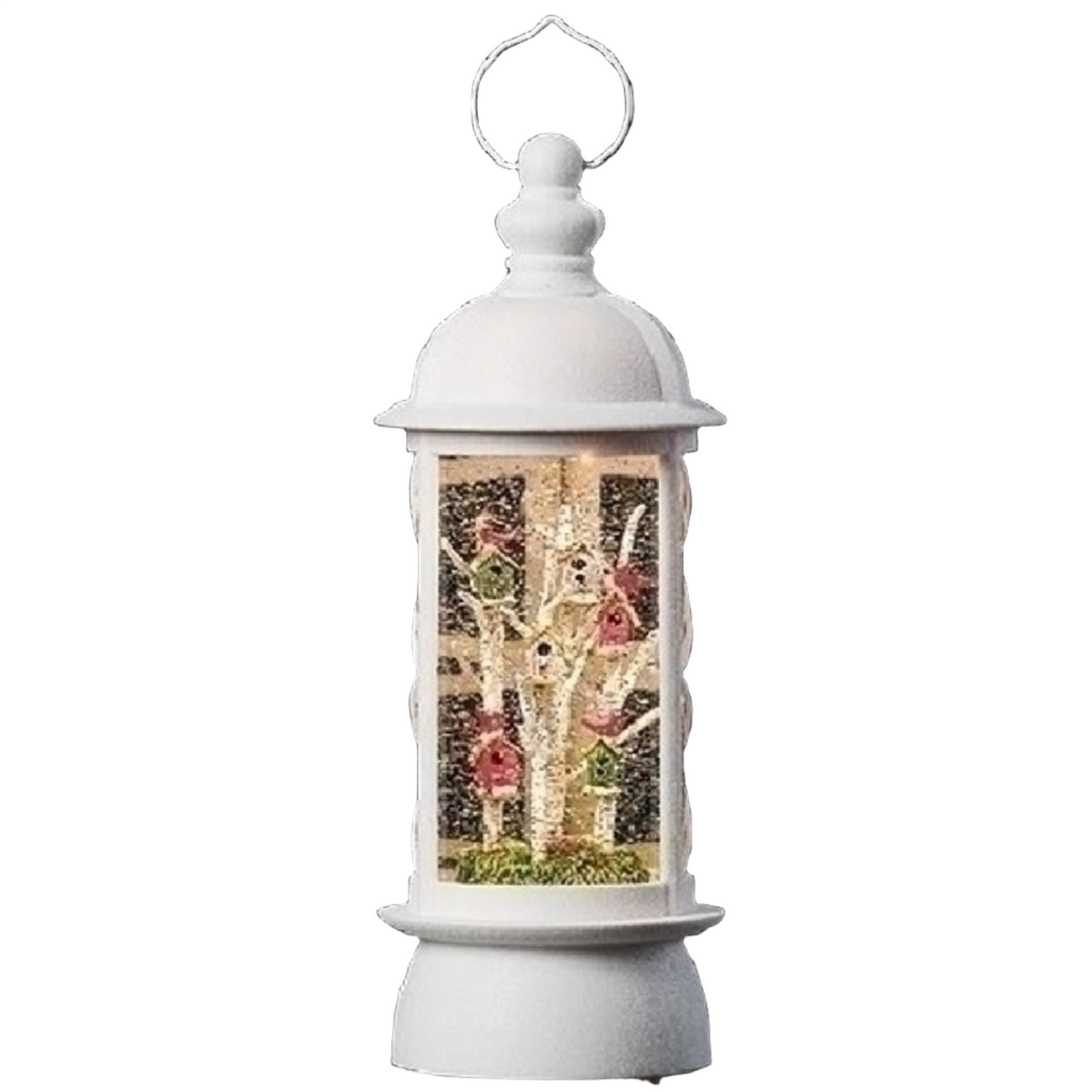 Roman LED Swirl Bird Houses Lantern