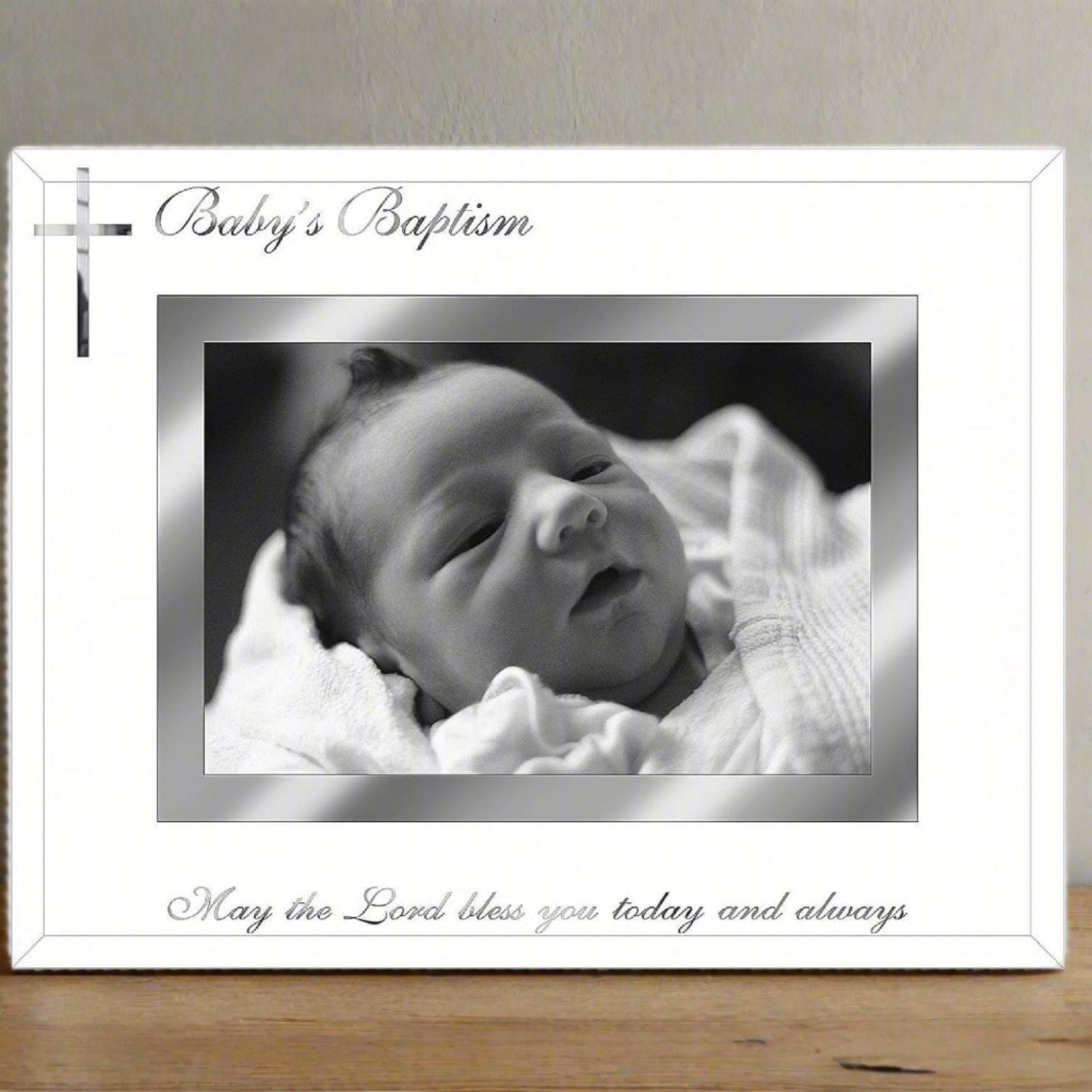 Malden Baby Baptism Picture Glass Frame