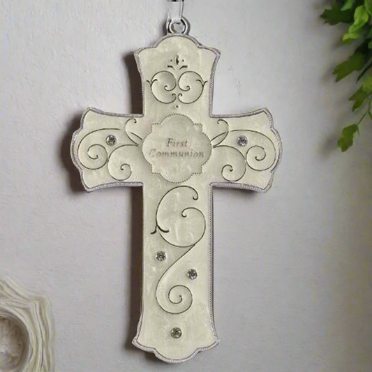 Caroline Collection 7.25"H First Communion Cross