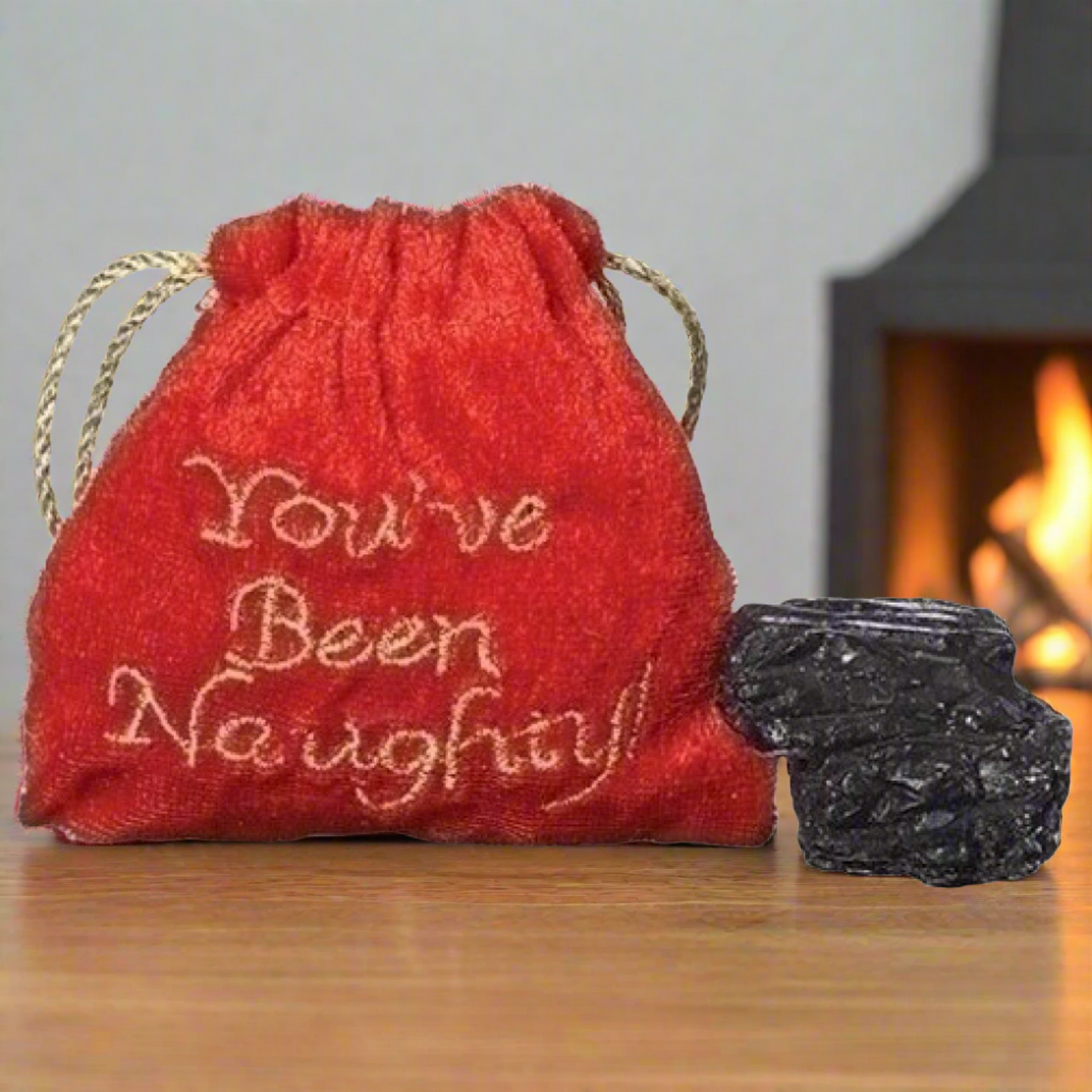 Roman "You've Been Naughty" Lump of Coal Bag