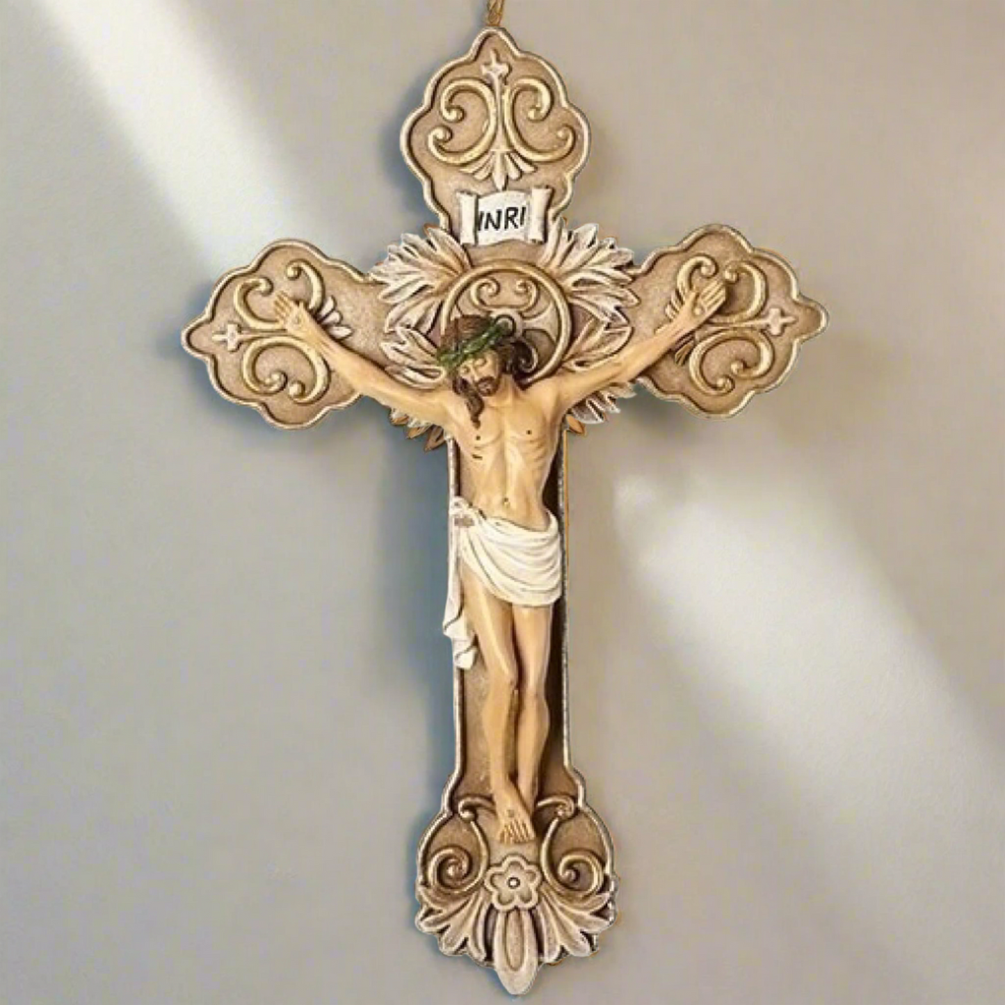 Roman 10" H Wall Crucifix