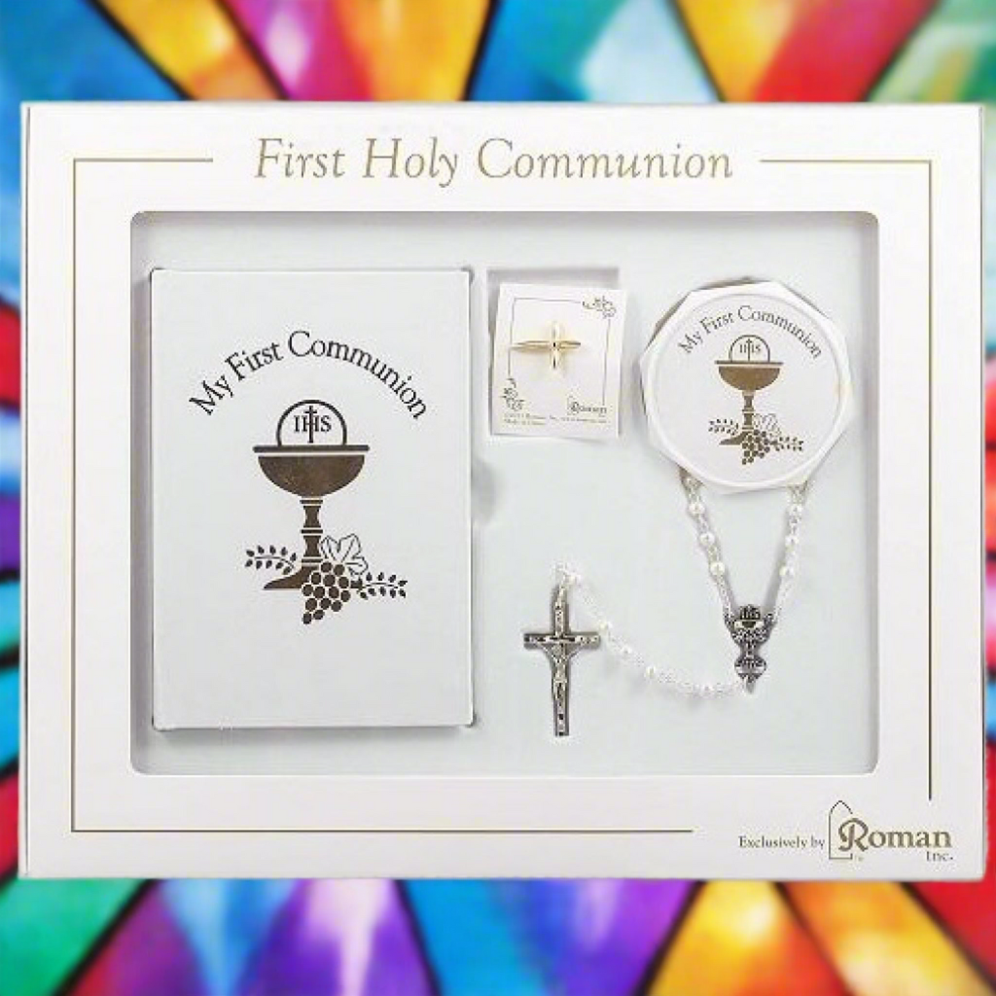 Roman First Holy Communion Girl 5 Piece Gift Set