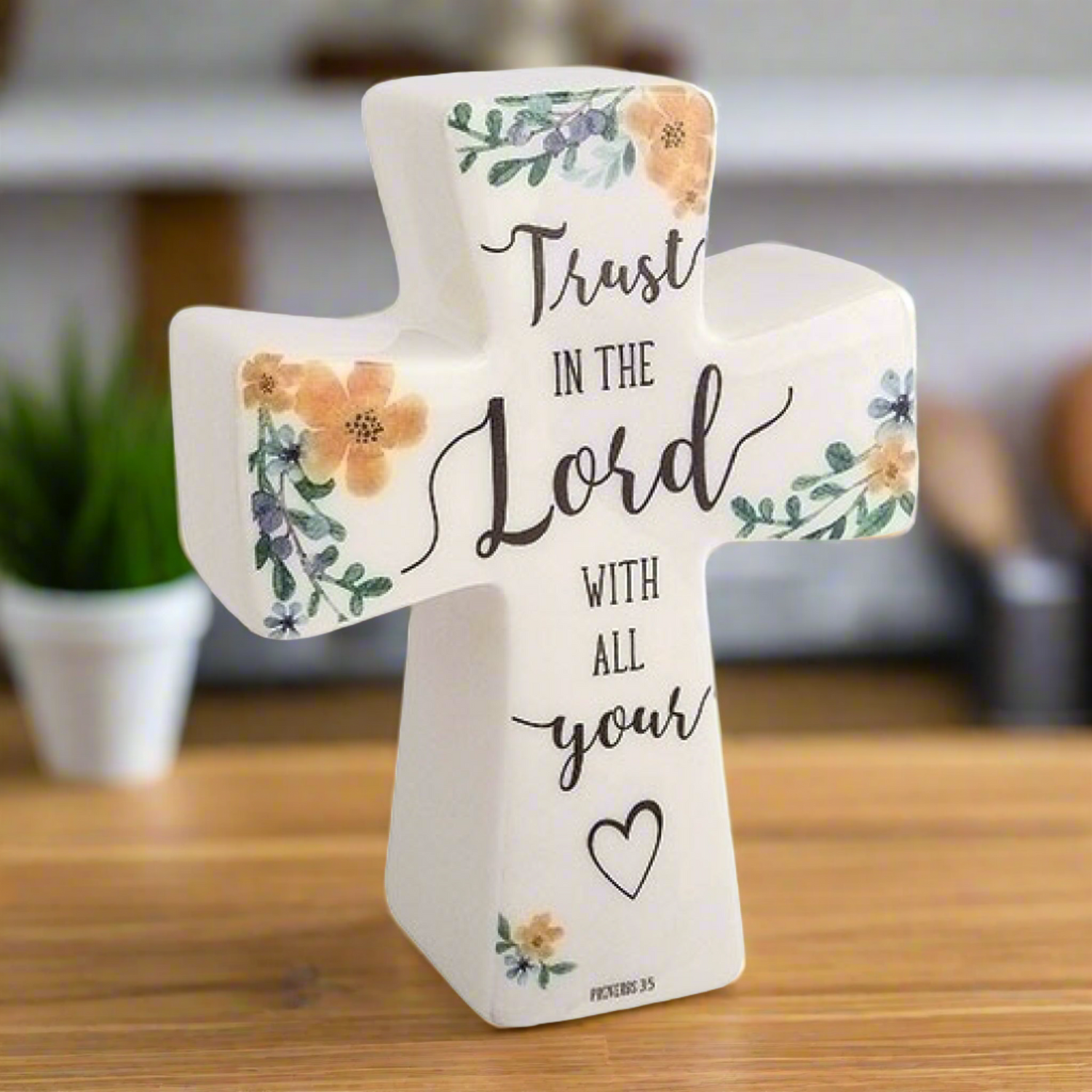 Trust in the Lord Prayer Cross by Roman