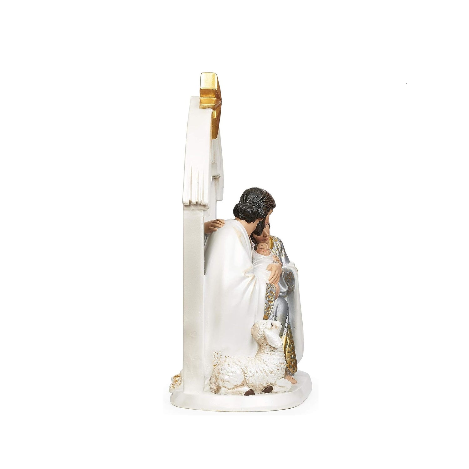 Holy Family 9.75" H Gold Ombre Finish Figure by Josephs Studio