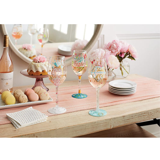 Best Besties Ever Wine Glass Lolita