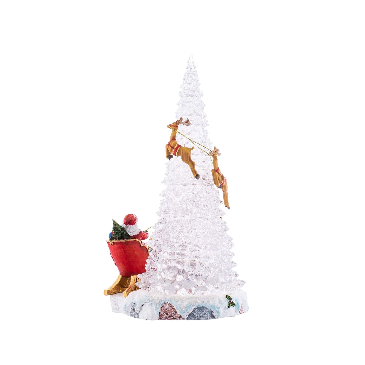 Roman LED Christmas Tree with Santa and Deer