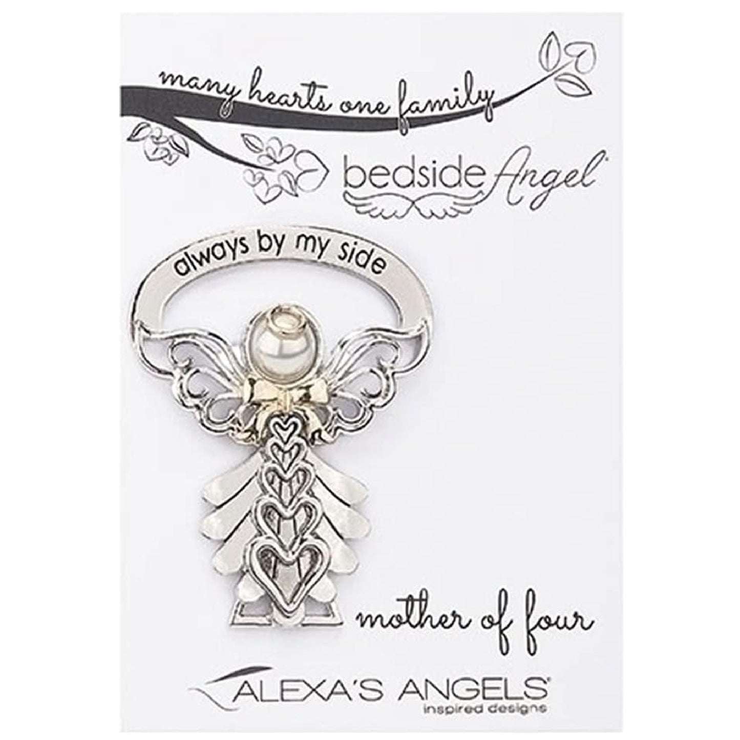 Many Hearts Mother of Four Bedside Angel by Alexa's Angels