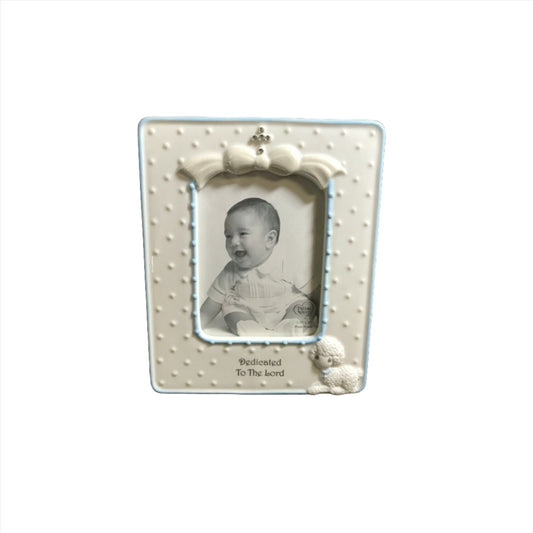 Precious Moments Dedicated To the Lord Baby Picture Frame
