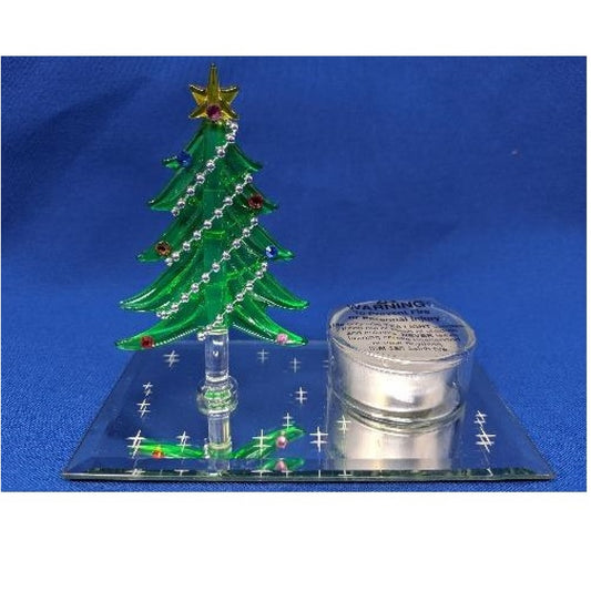 Glass Baron Tealight, Christmas Tree
