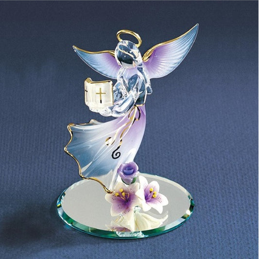 Glass Baron Angel With Bible (Heavenly Angel) Figurine