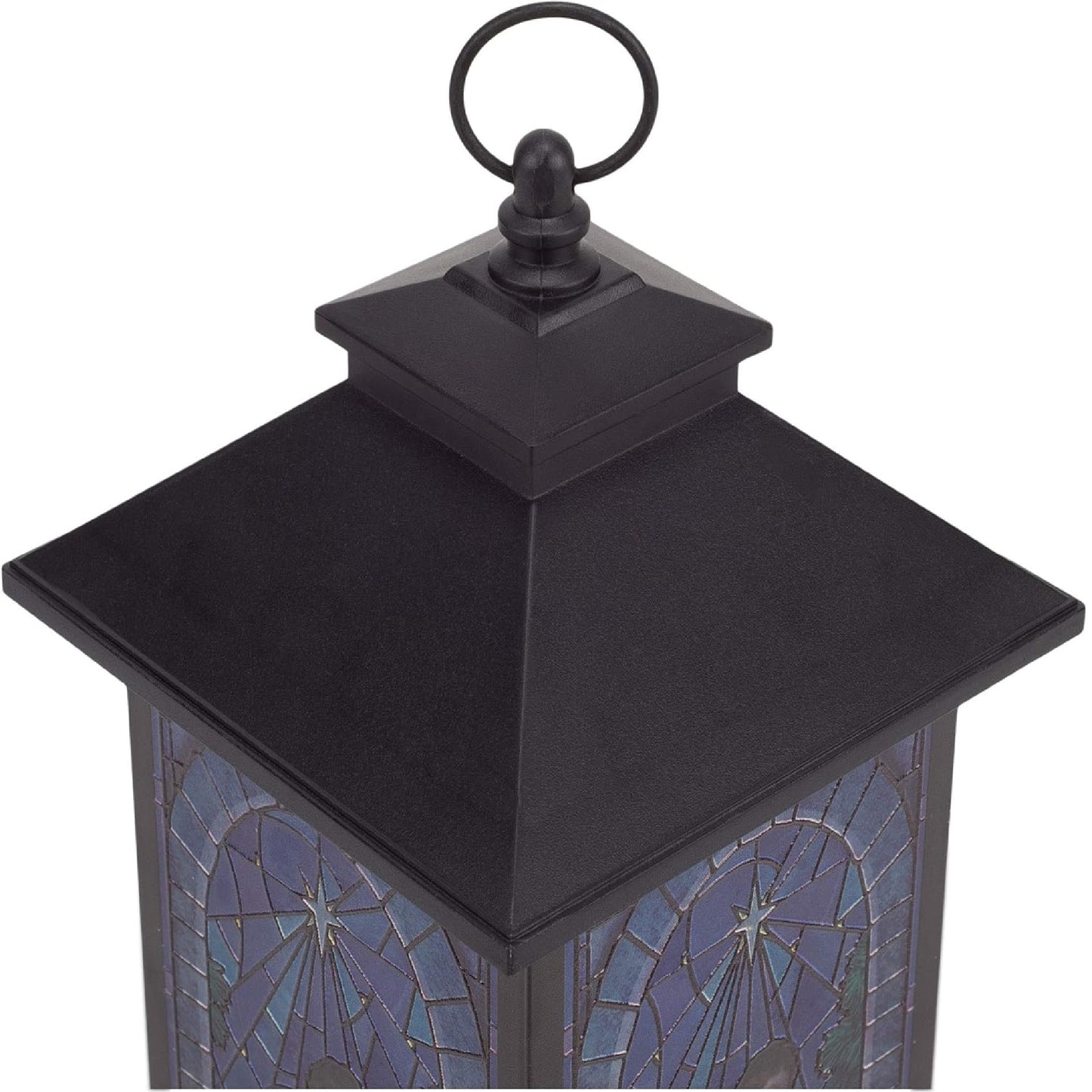Roman Led Holy Family Printed Swirl Lantern