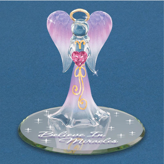 Glass Baron Angel "Believe In Miracles" Figure