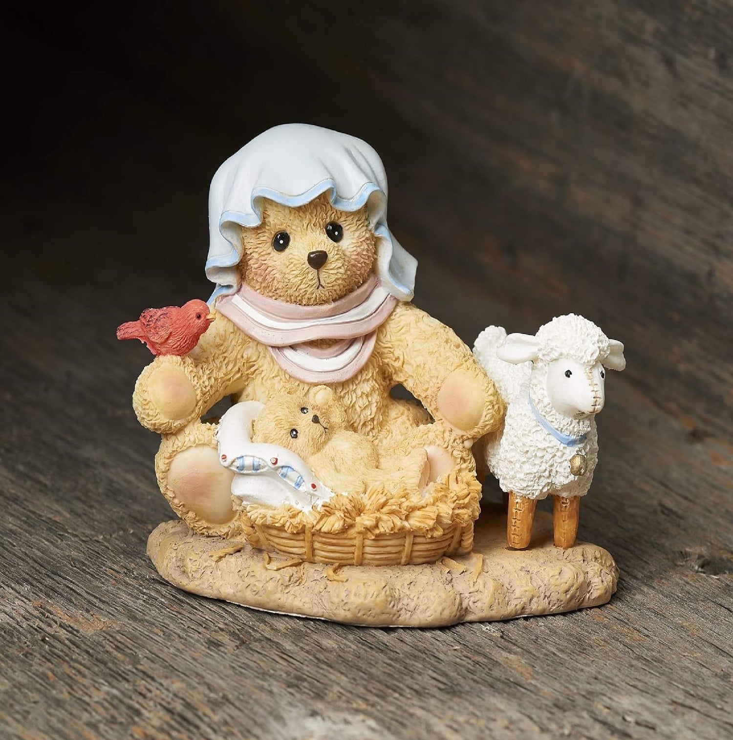 Cherished Teddies Mary and Jesus Bear Figurine