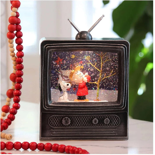 LED Musical Swirl TV Snoopy & Charlie Brown's Christmas Tree