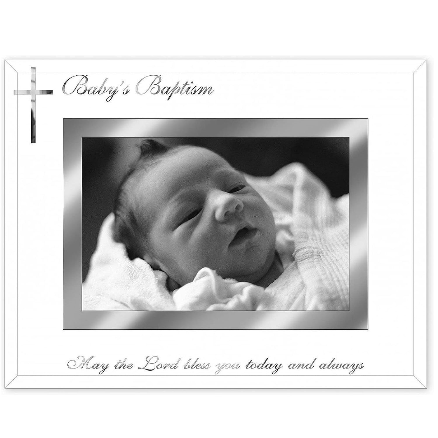 Malden Baby Baptism Picture Glass Frame