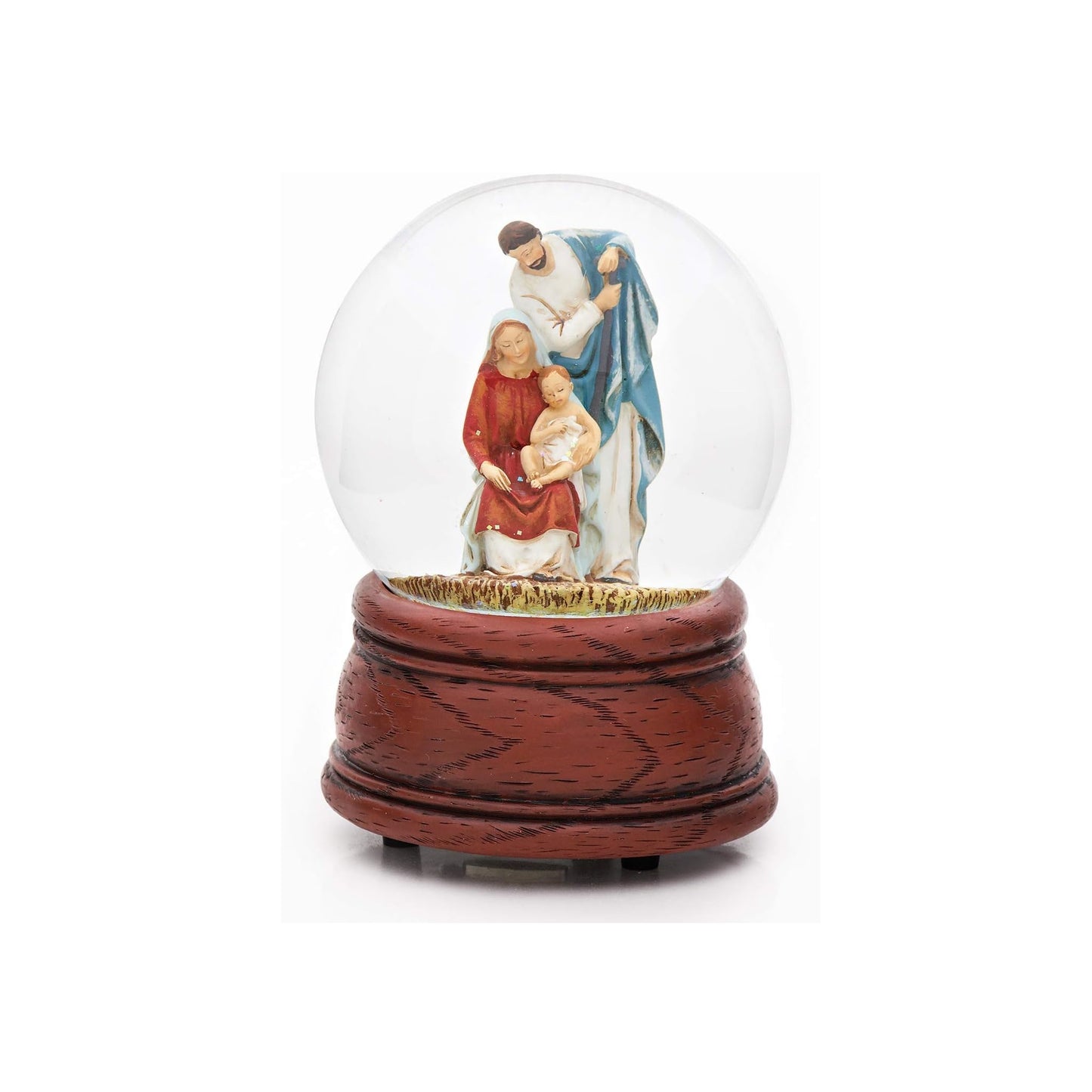 Musical Holy Family Nativity Glitterdome Water Globe