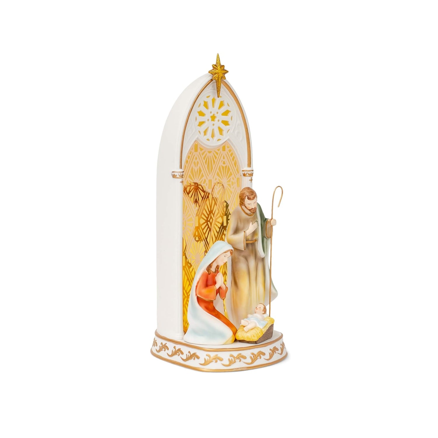 Holy Family with Lighted Arch by Roman