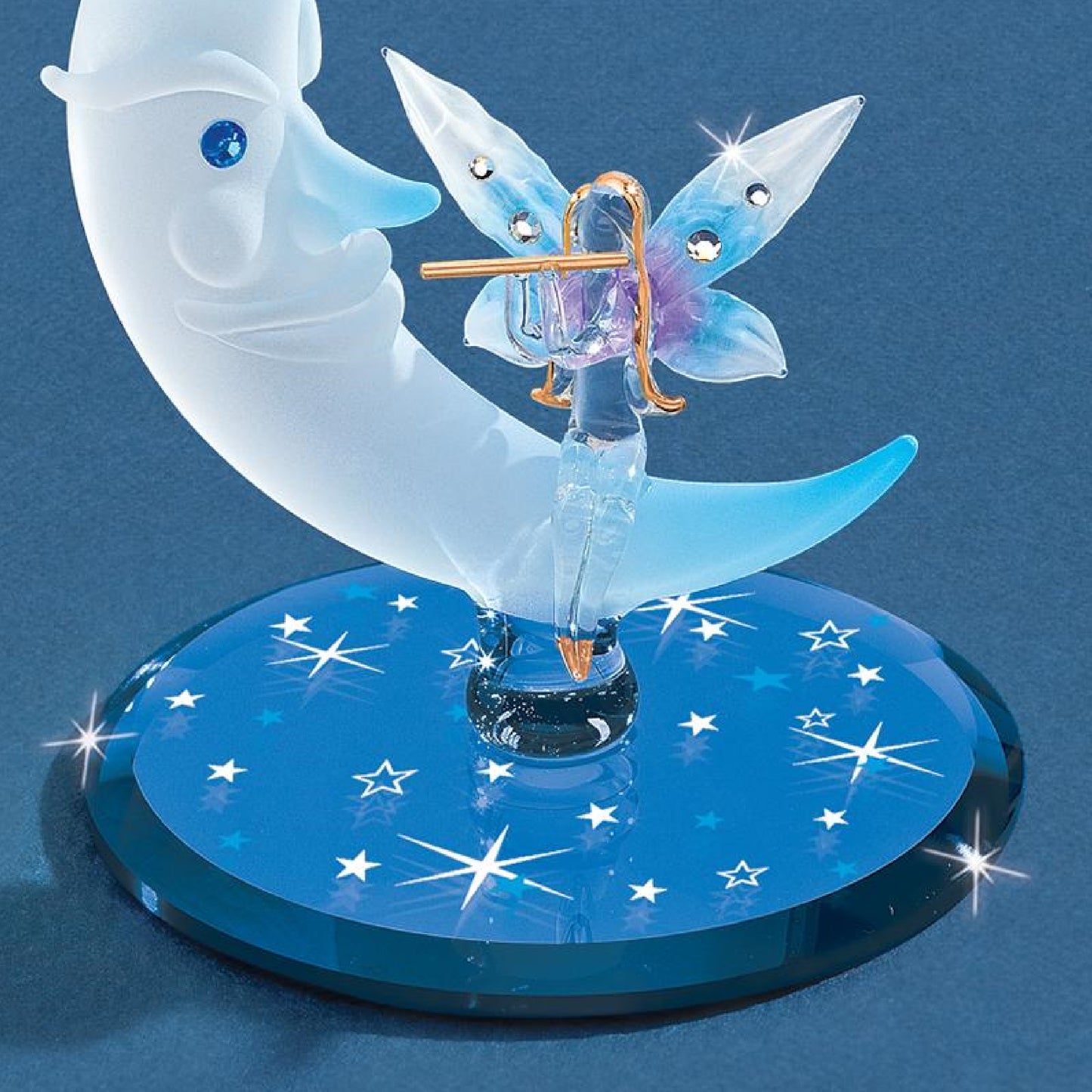 Glass Baron Moon Fairy Figurine
