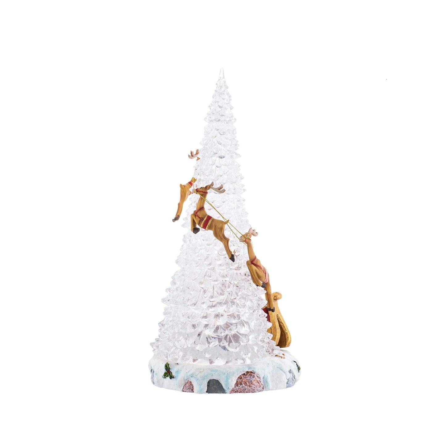 Roman LED Christmas Tree with Santa and Deer